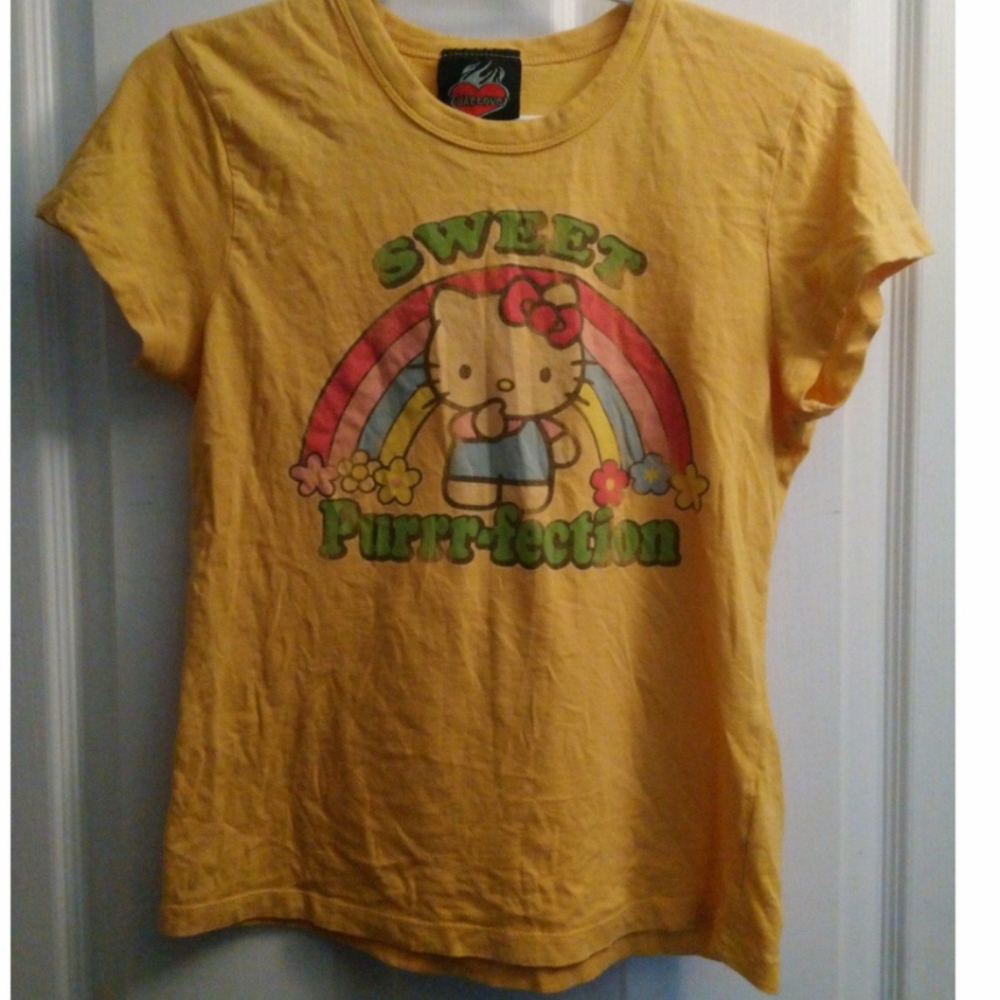 Distressed Hello Kitty t-shirt by Take Cover